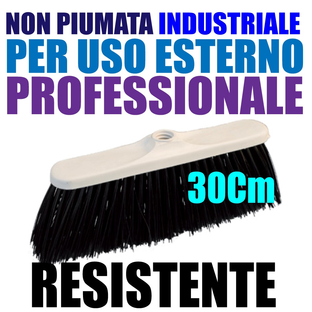 Detergenti professionali Accessori Scopa industriale non piumata per uso  esterno